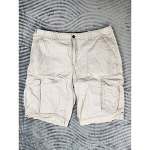 B.C. Clothing Original Cargo Shorts Men's Size 36 Cream/Beige Outdoors Hiking‎